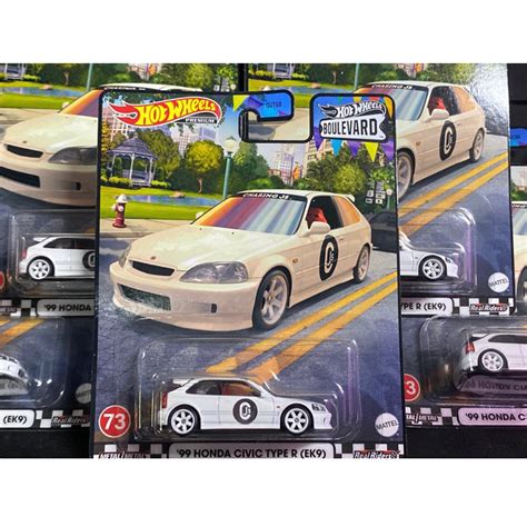 Hot Wheels Boulevard Premium 99 Honda Civic Type R EK9 Pack Japan Shopee Thailand