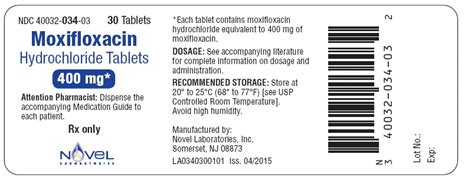 Buy Moxifloxacin Hydrochloride Moxifloxacin Hydrochloride 400 Mg1