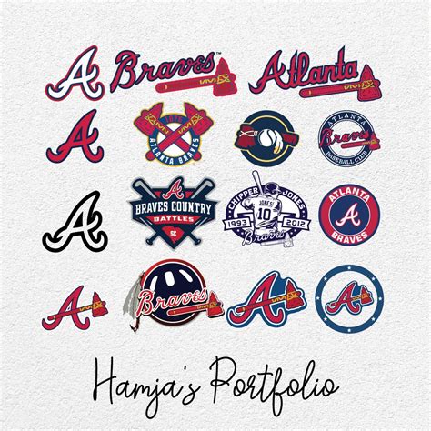 Atlanta Braves Logo Vector Set - MasterBundles