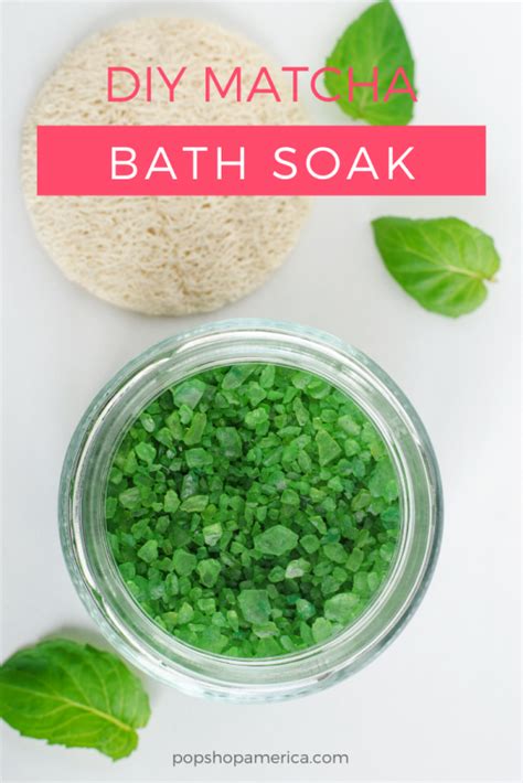 Energizing Diy Matcha Bath Soak Recipe Bath Soak Recipe Bath Soak Matcha