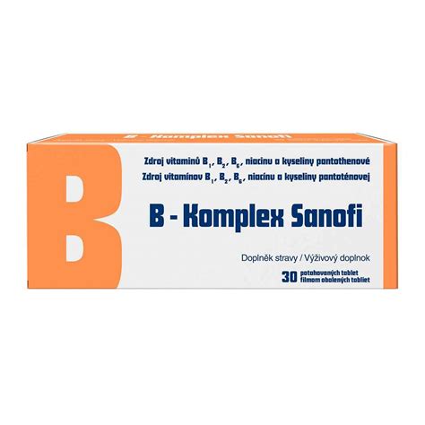 Sanofi B Komplex 30 Tablet StMaria Cz