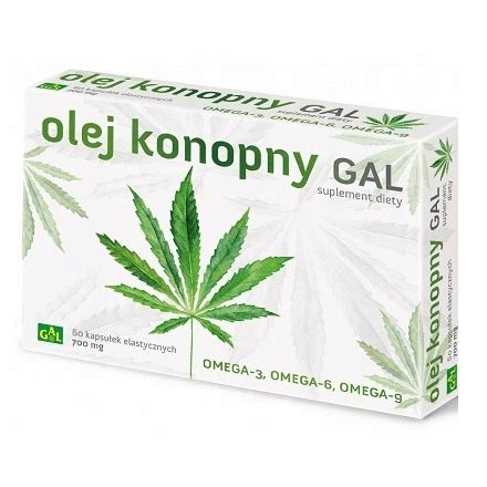 GAL OLEJ KONOPNY W KAPSUŁKACH 60 kaps 9944931979 Allegro pl