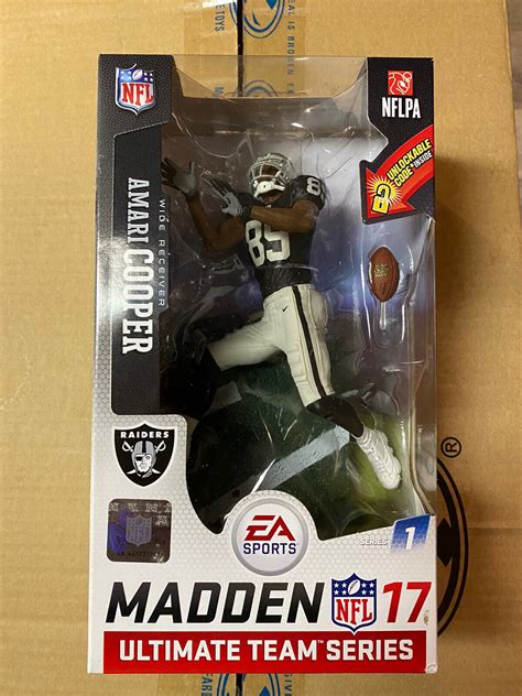 NFL Amari Cooper McFarlane Madden 17 Ultimate Team 1 Black Jersey