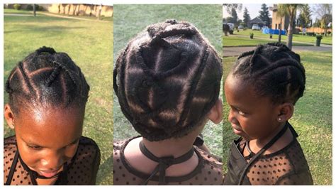 Cute African Hair Threading Benny And Bettymagodi Hairstyle For Kids