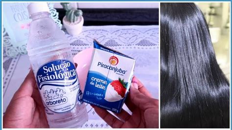 Liso Escorrido Em Minutos Desmaia O Cabelo E Deixa Brilho Espelhado