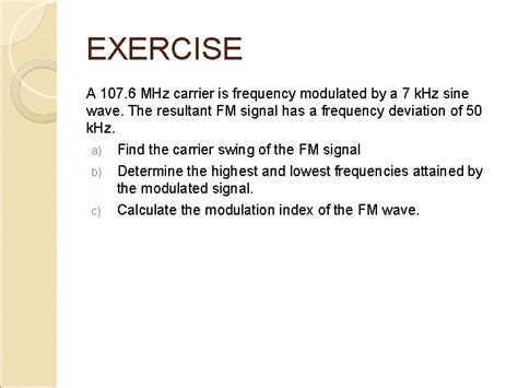 Chapter Angle Modulation Fm And Pm Signal