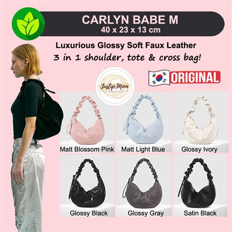 Jual 100 ORIGINAL Korea Carlyn Babe M Bag FREE BABE POUCH Shopee Indonesia
