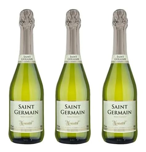 Espumante Doce E Suave - Espumante Moscatel Saint Germain Suave/doce Kit C/ 3 Unidade ...