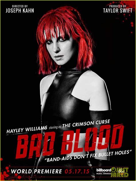 Hayley Williams Rocks Bright Red Hair in Taylor Swift's 'Bad Blood ...