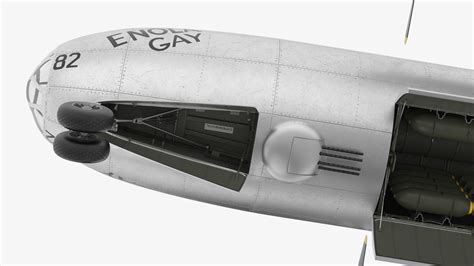 D Boeing B Enola Gay Rigged Model TurboSquid