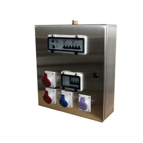 Equipped Electrical Enclosure Stainless Steel Power Distribution