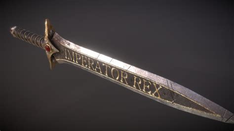 Warhammer 40k - Emperor Champion's Sword - 3D model by MASMO (@massimo.caggese) [42f0509 ...