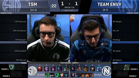 TSM Vs NV Game 3 2017 NA LCS Summer Week 8 Team SoloMid Vs Team