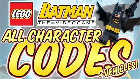 Lego Batman The Videogame All Character And Vehicle Cheat Codes