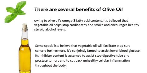 Health Benefits of Olive Oil