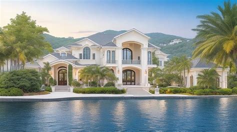 Premium AI Image | Discover Your Dream Waterfront Luxury Real Estate ...