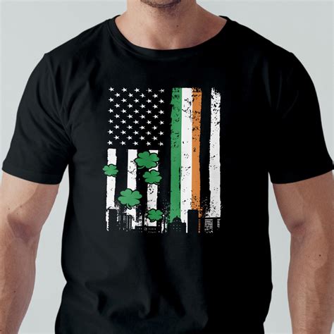 Irish American Flag Custom Shirt - GeckoCustom