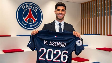 Mercato Pros Marco Asensio Signe Au Paris Saint Germain Jusqu En