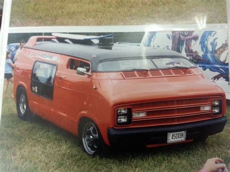 Custom 70 S Dodge Van Rip Van Winkle Dodge Van Disco Era Cool Vans