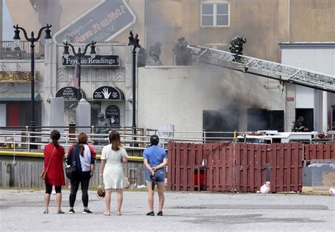 Fire Rips Through 5 Shops On Atlantic City Boardwalk Officials Say