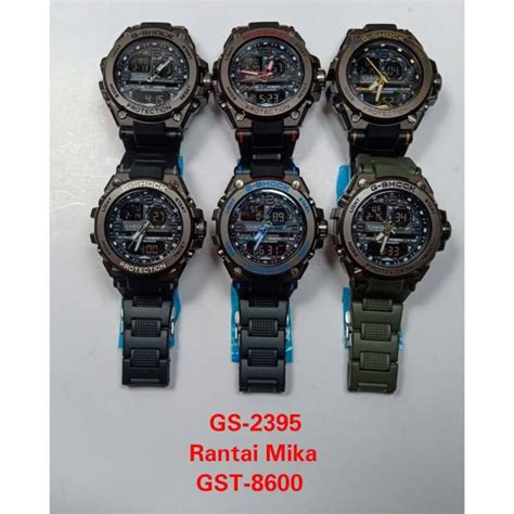 Jual Jam Tangan G SHOCK GS 2395 KEPALA BESI RANTAI MIKA Shopee Indonesia