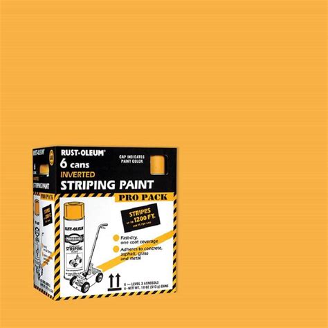 Rust Oleum Professional Oz Flat Traffic Yellow Inverted Striping