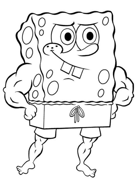 Bikini Dolne Kolorowanka Ze SpongeBob Em