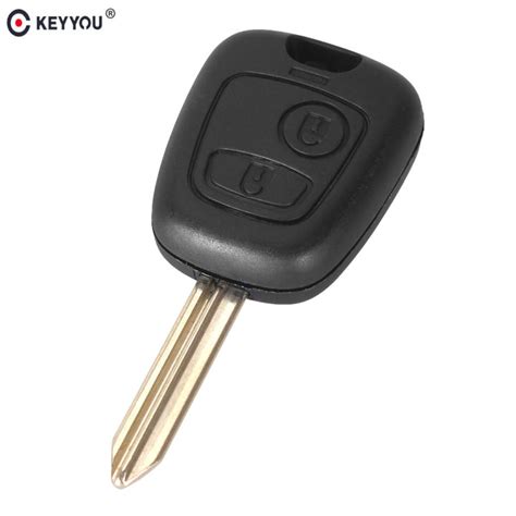 Keyyou X Buttons Remote Car Key Shell Case Fob Fob For Peugeot