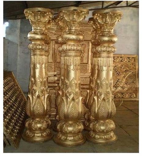 Golden Frp Wedding Pillars At In Ahmedabad Id