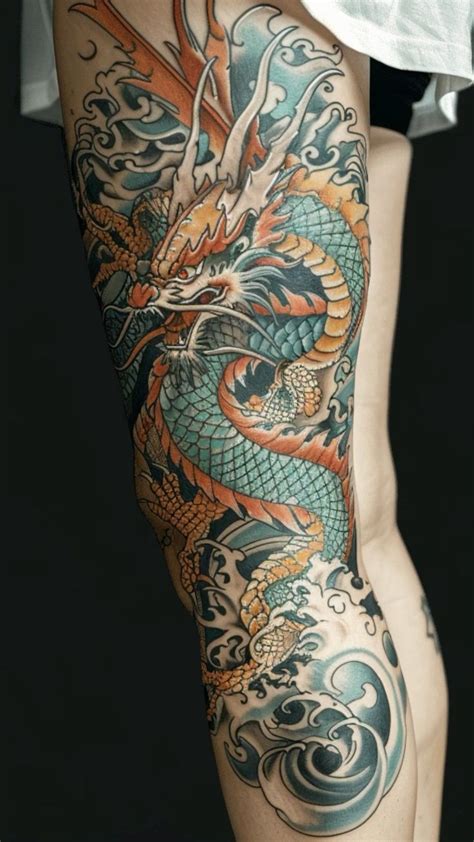 25 Stunning Leg Sleeve Tattoo Designs for Women en 2024