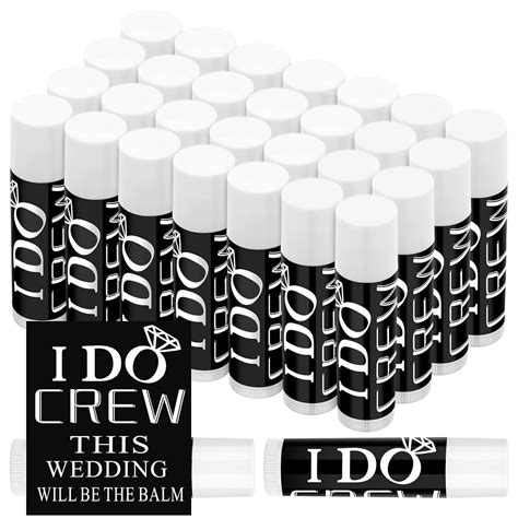 Amazon Suttmin 24 Pcs Bachelorette Lip Balm I Do Crew Wedding