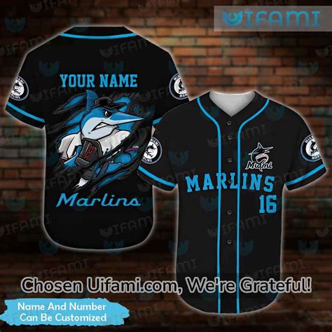 Personalized Miami Baseball Jersey Shocking Miami Marlins Gifts ...