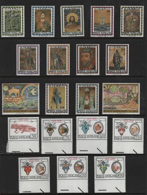 Vatican City Mnh Collection Stock Sheets Look Europe Vatican