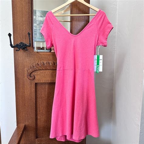 Pact Dresses Nwt Pact Tea Rose Fit And Flare Back Detail Dress Xl