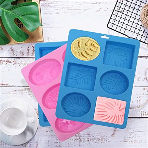 Snapklik.com : Silicone Soap Molds, 4 Pack Silicone Soap Molds For Soap ...