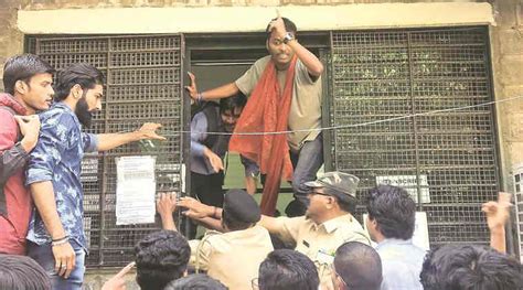 Abvp Protest Against Exam Dept Intensifies In Savitribai Phule Pune