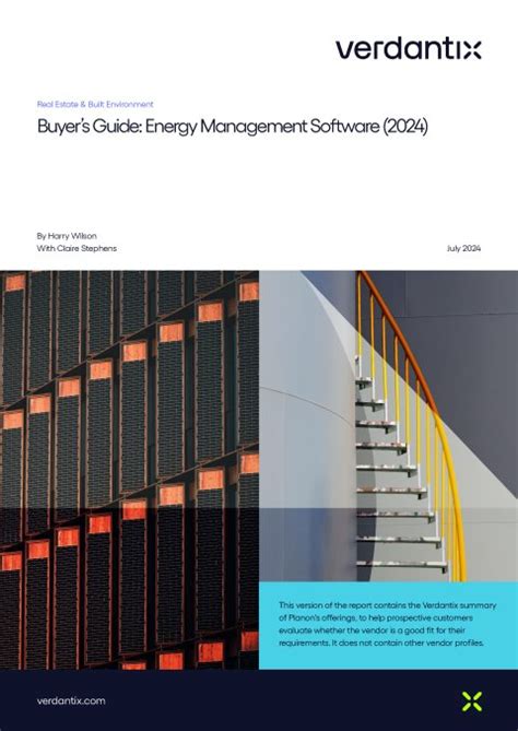 Verdantix Buyer’s Guide Energy Management Software Planon