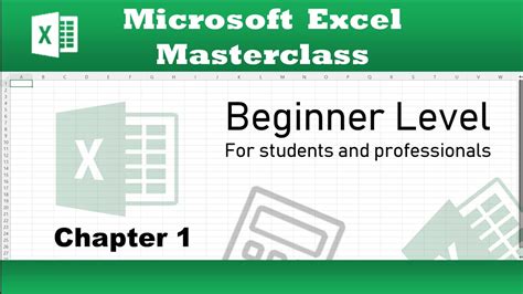 Microsoft Excel Masterclass From Beginner To Pro Tutorial Youtube