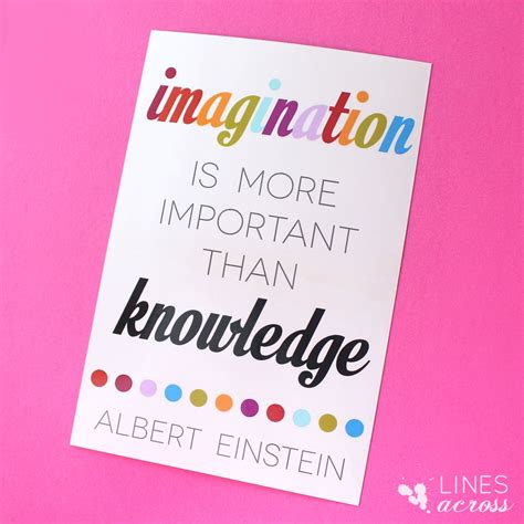 Free Printable Albert Einstein Quotes - Lines Across