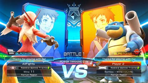 Blaziken vs Blastoise Pokkén Tournament DX YouTube