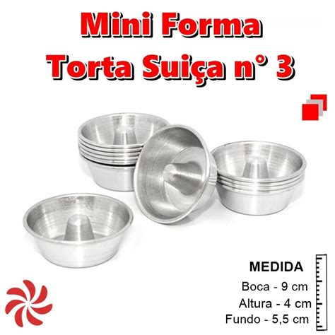 Mini Forma Torta Sui A Pudim Caseirinho N C Unid