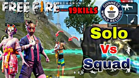 Freefire Solo Vs Squad Kills Ft Ronak Gaming Youtube