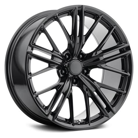 Performance Replicas PR194 Gloss Black PowerHouse Wheels Tires