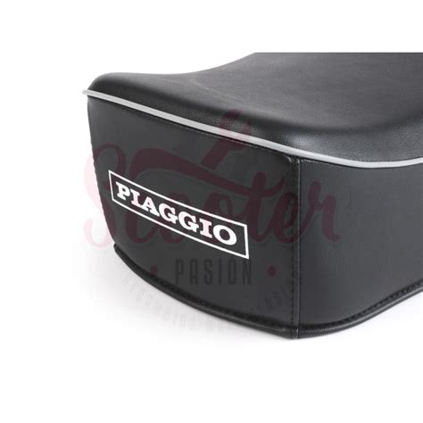 Asiento Negro Bgm Pro Classic Touring Vespa S Gs Sprint