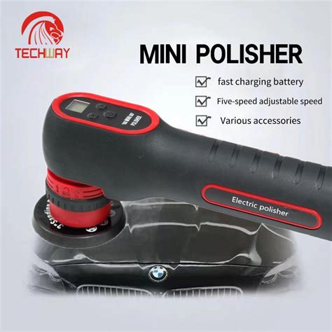 Tekway Mini Polisher Car Detailing Multifunctional Digital Display