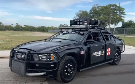 umbrella corporation dodge charger  inspired  resident evil