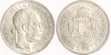 Österreich 1 Forint 1885 KB Franz Joseph I 1848 1916 Vorzüglich MA