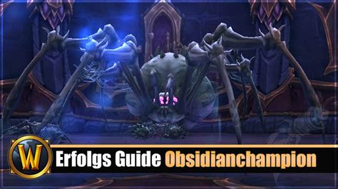 Erfolgs Guide Obsidianchampion Youtube