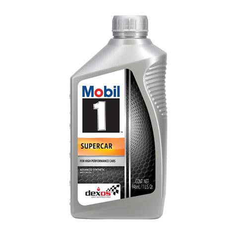 Mobil 1 Supercar Full Synthetic Motor Oil, 5W-50, Dexos R, 1 Qt