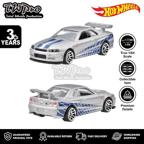 Hot Wheels Fast Furious Brian O Conner Nissan Skyline Gt R Bnr Loose R